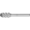Pferd Carbide Bur - Cylind. (Radius End), INOX Cut - 3/8" x 3/4" x 1/4" Shank - SC-3 24427 - alternate 1